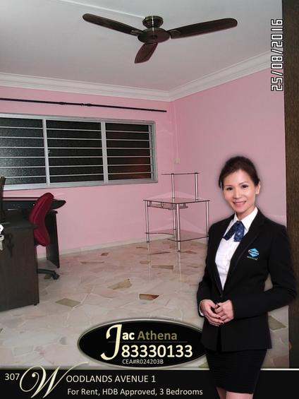 Blk 307 Woodlands Avenue 1 (Woodlands), HDB 4 Rooms #126957542